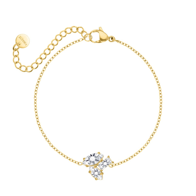 Bracelet with Crystal Gold