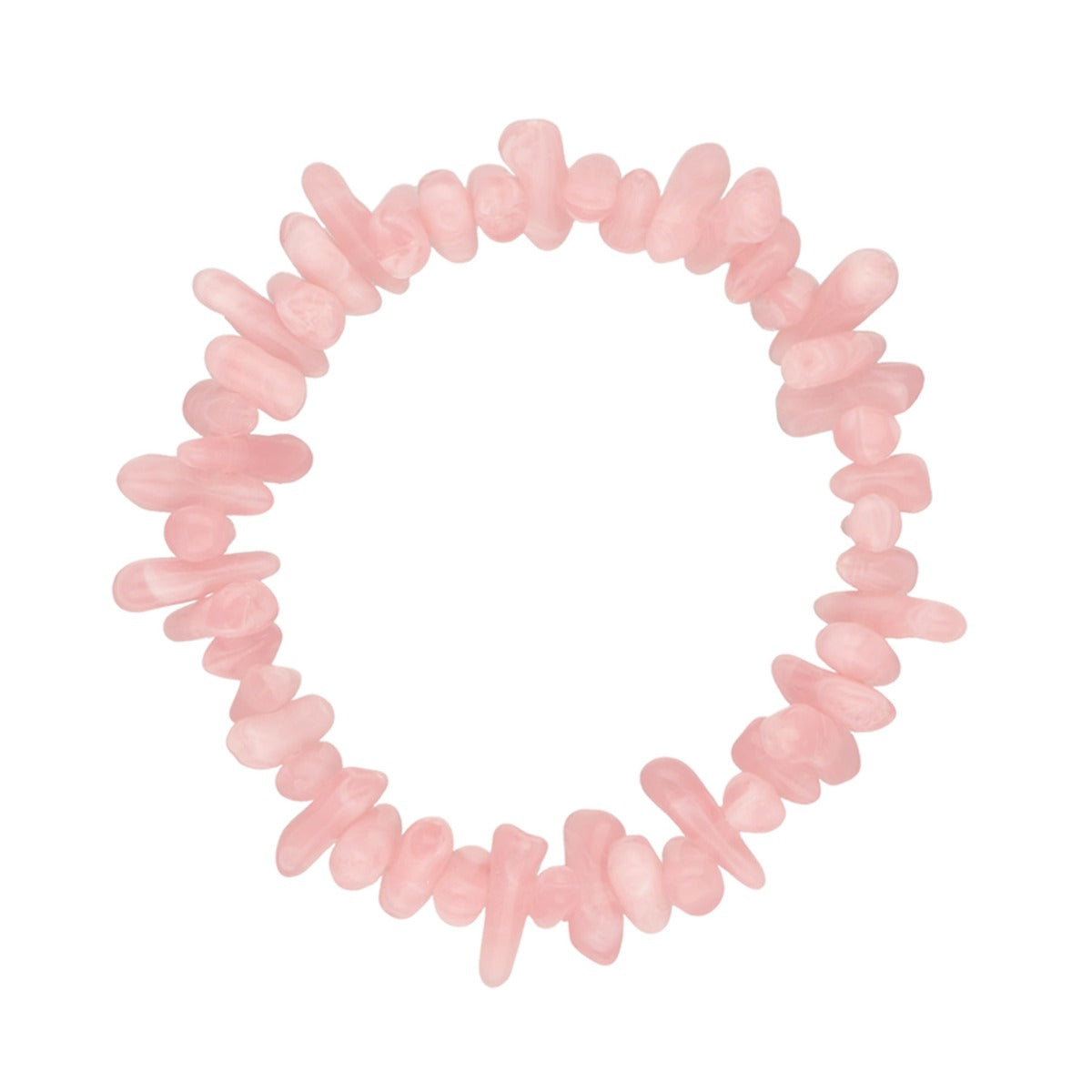 Beaded Bracelet Crystal Mix Pink