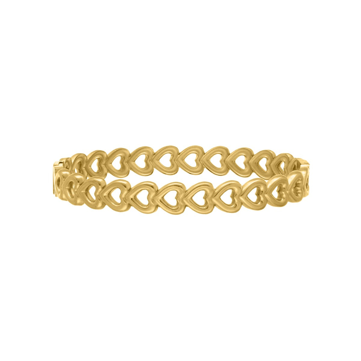 Bangle Hearts Gold