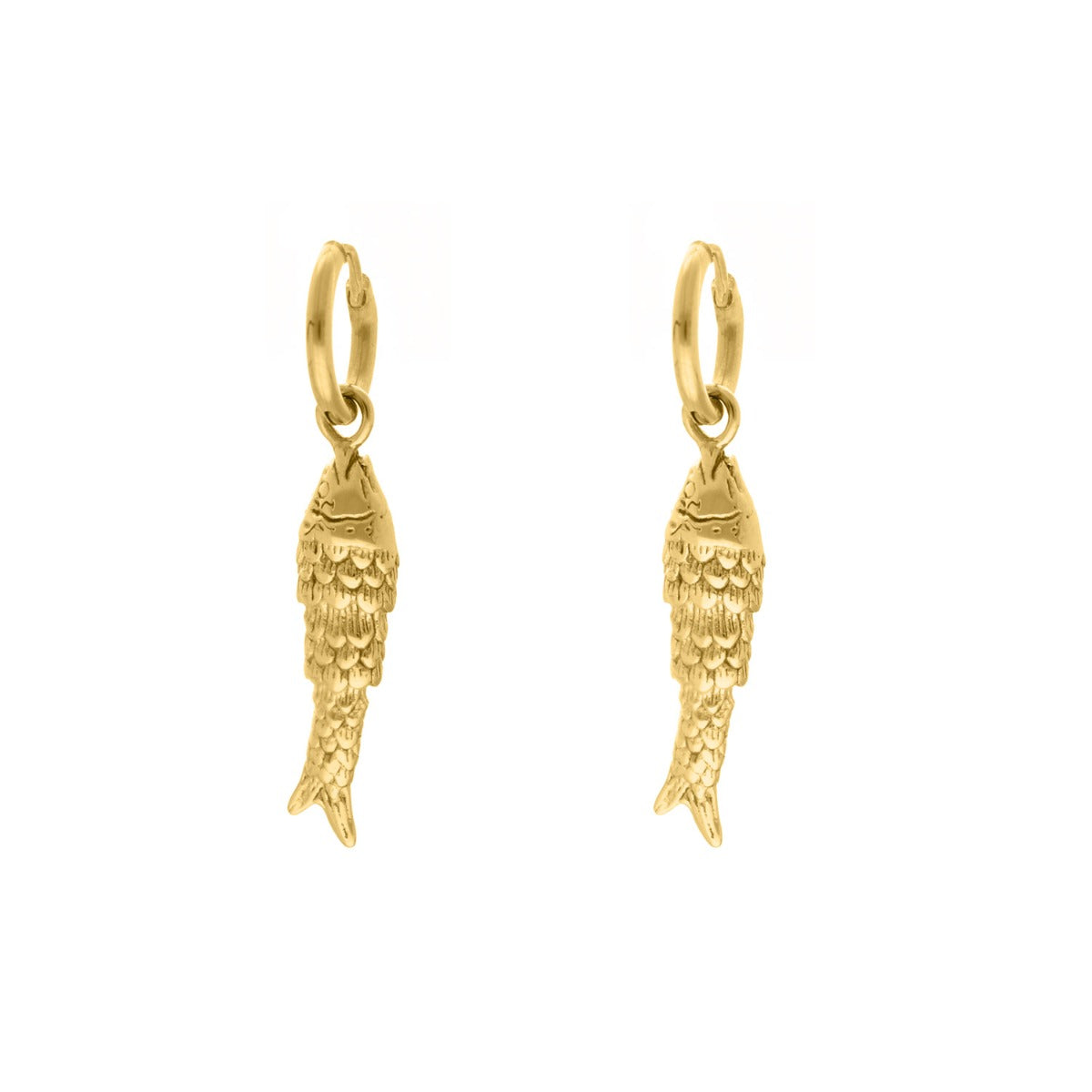 Hoops Fish Gold