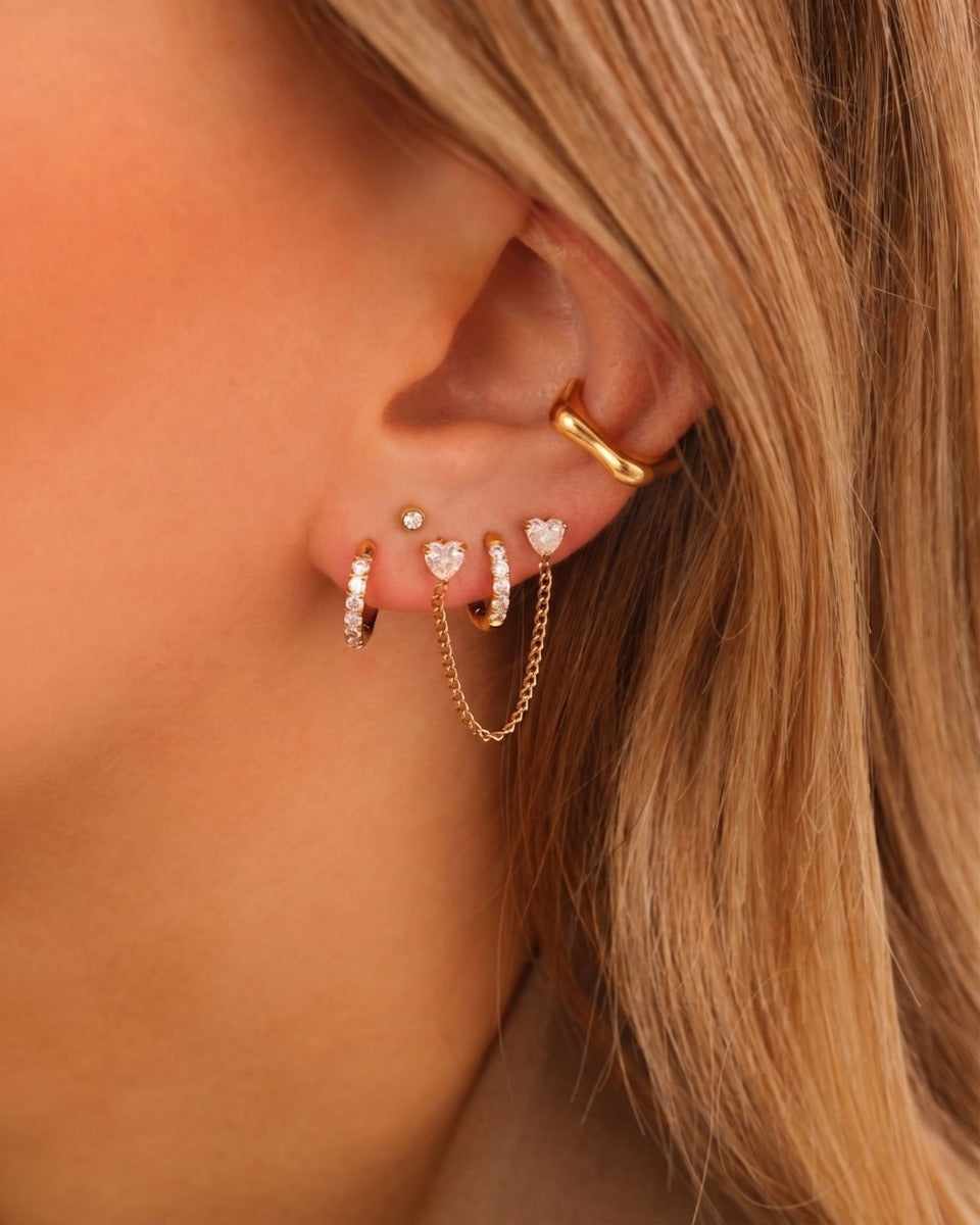 Organic Ear Cuff Gold