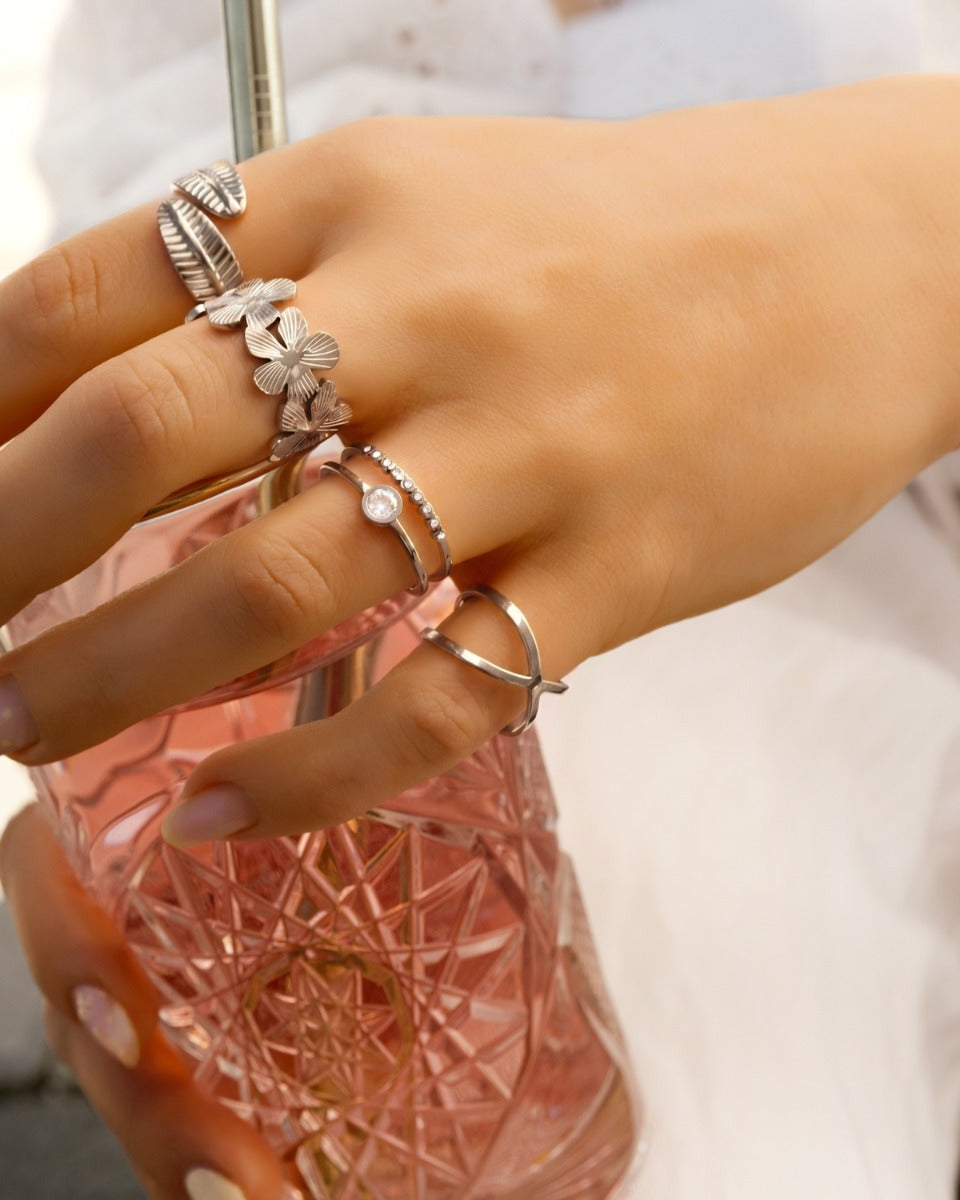 Flower Ring Adjustable