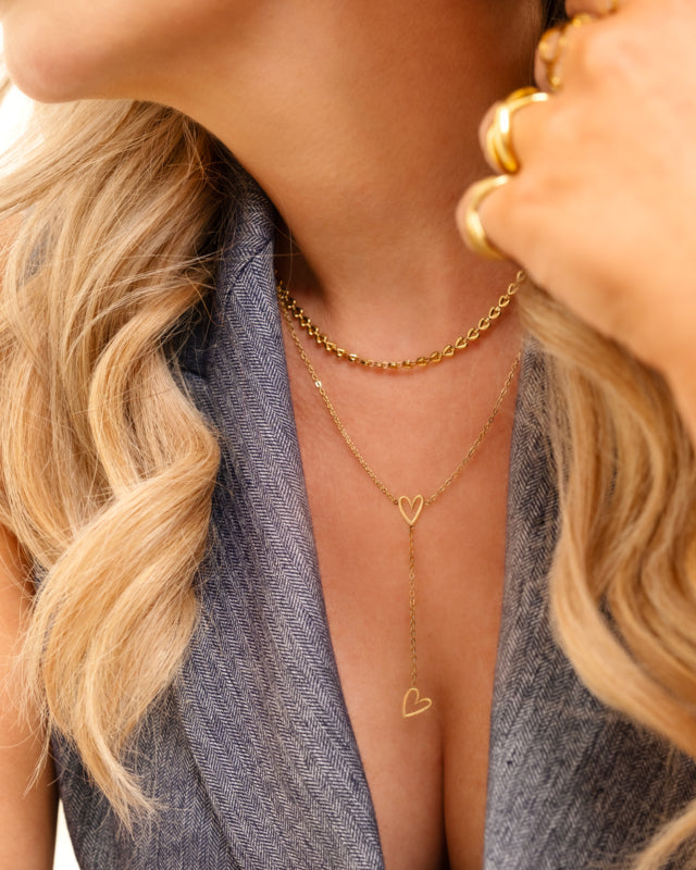 Necklace Must-have Hearts Gold Plated