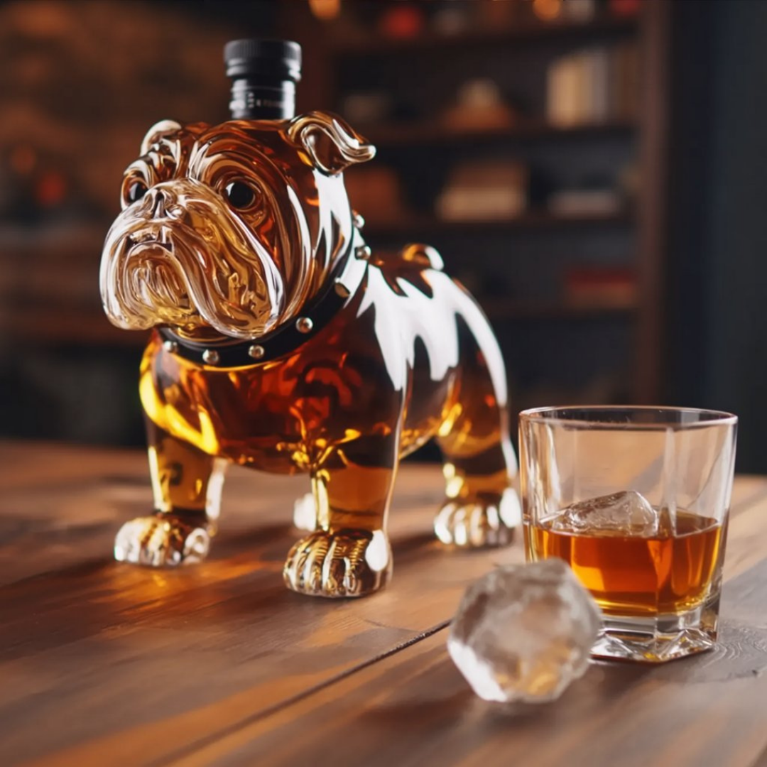 Whiskey Bottle - Bulldog Edition