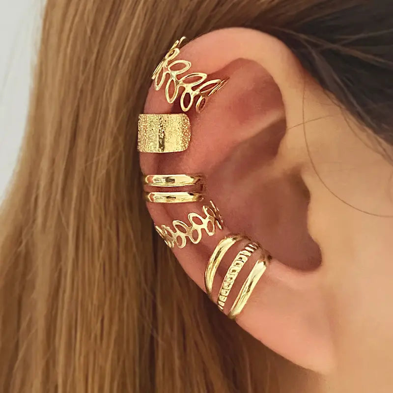 Y2K earring set gold