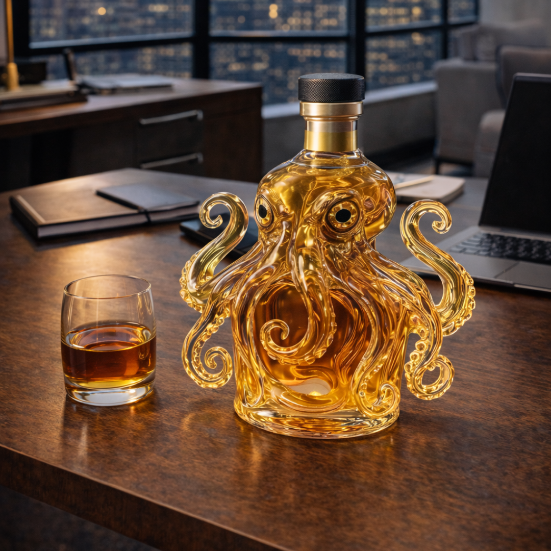 Whiskey Bottle - Octopus Edition