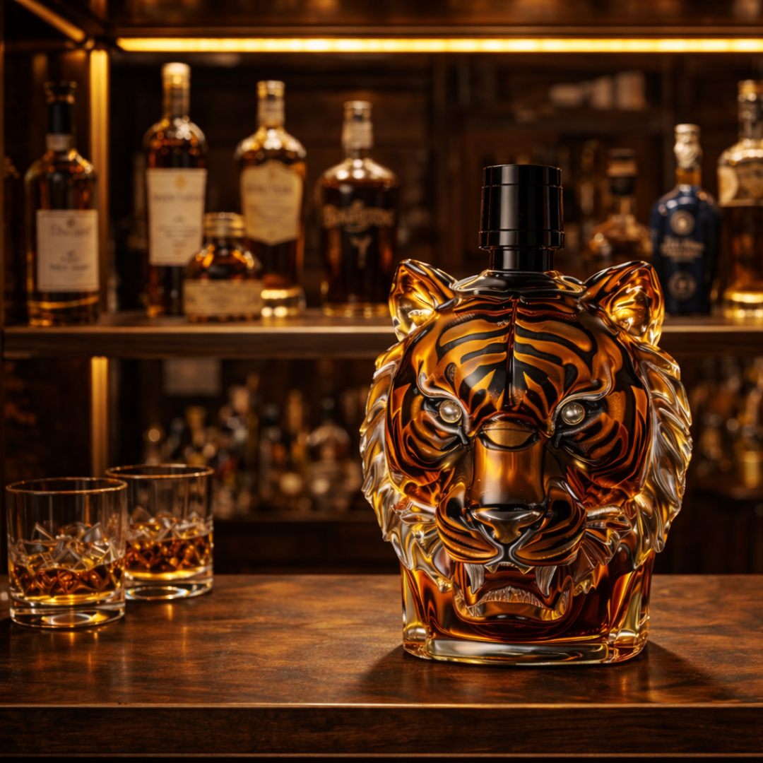 Whiskey Bottle - Tiger Edition