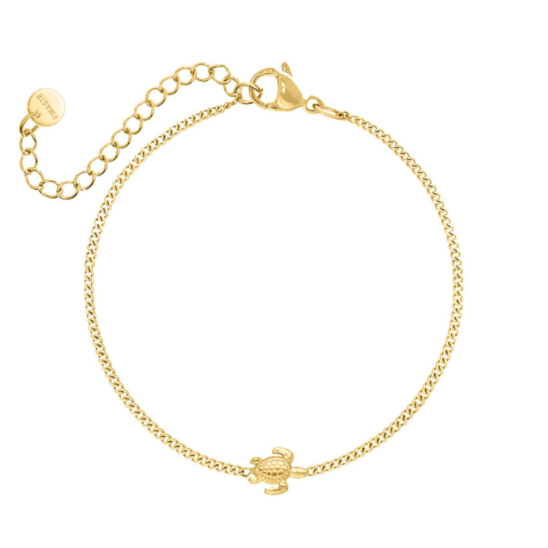 Anklet with Turtle Gold