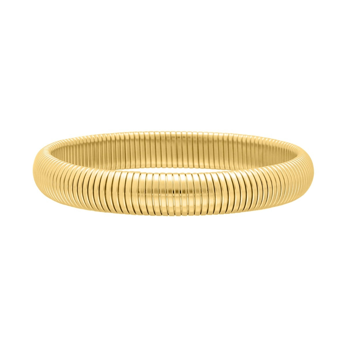 Bangle with Stretch Medium Gold