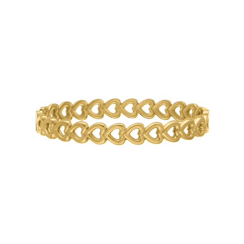 Bangle Hearts Gold