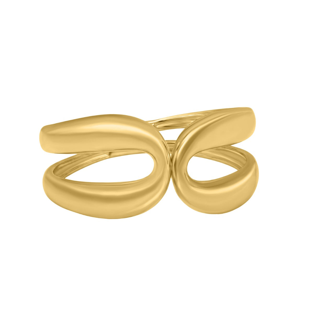 Double Loop Bangle Gold