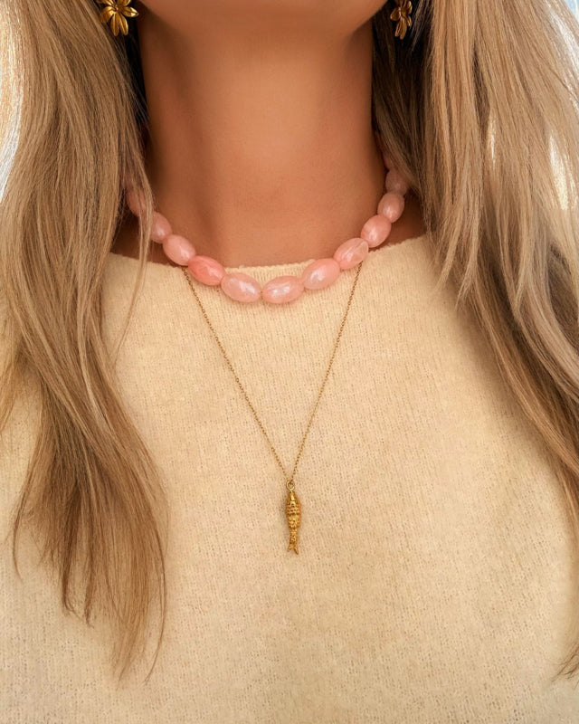 Necklace Fish Gold