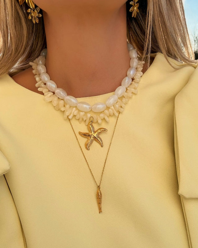 Necklace Fish Gold