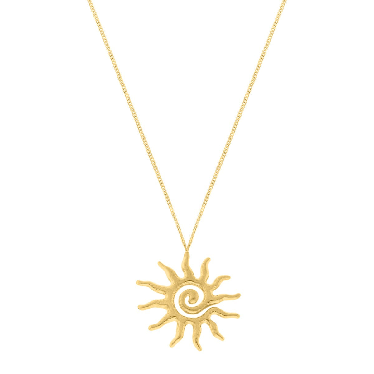 Necklace with Sun Gold