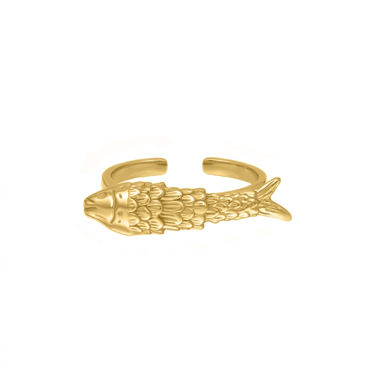 Fish Ring Gold