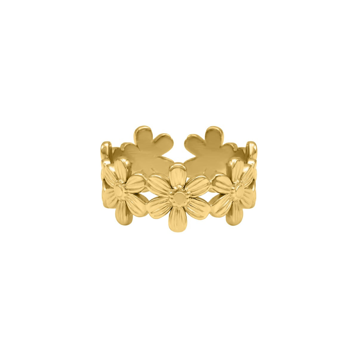 Flowers Ring Gold