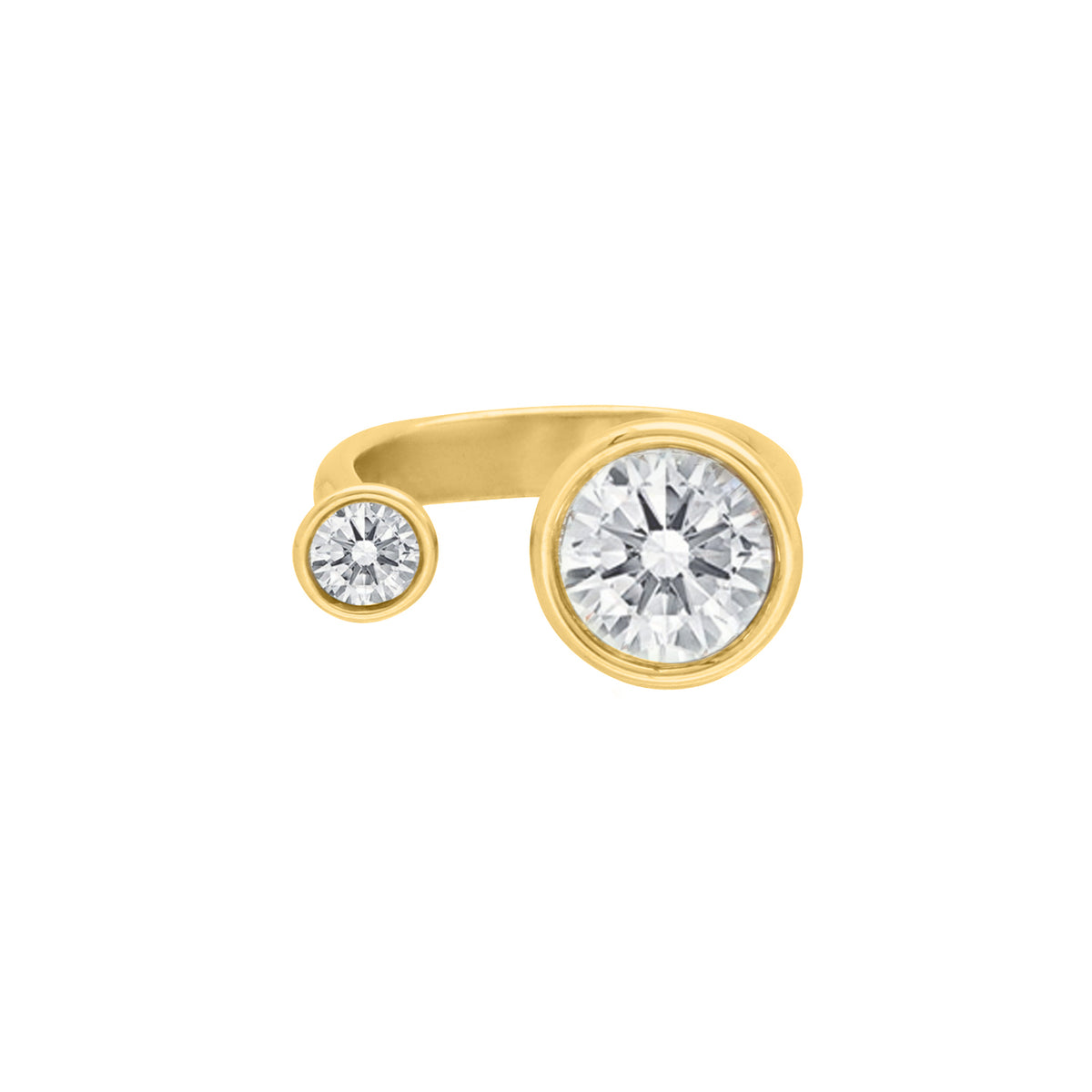 Ring with Stones Gold