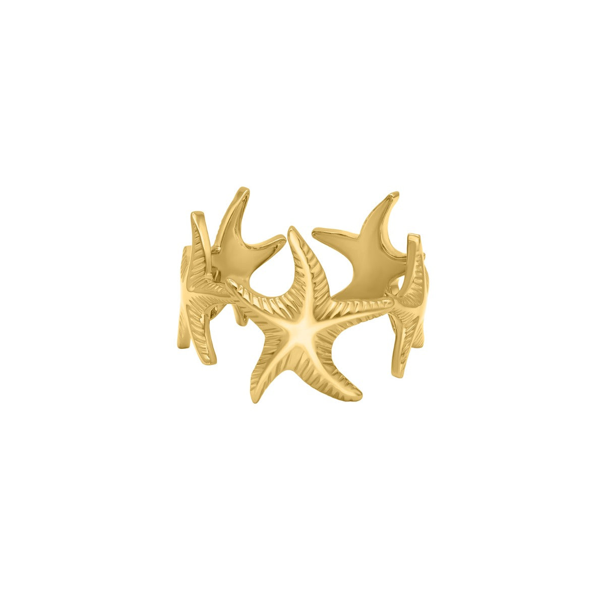 Starfish Ring Gold