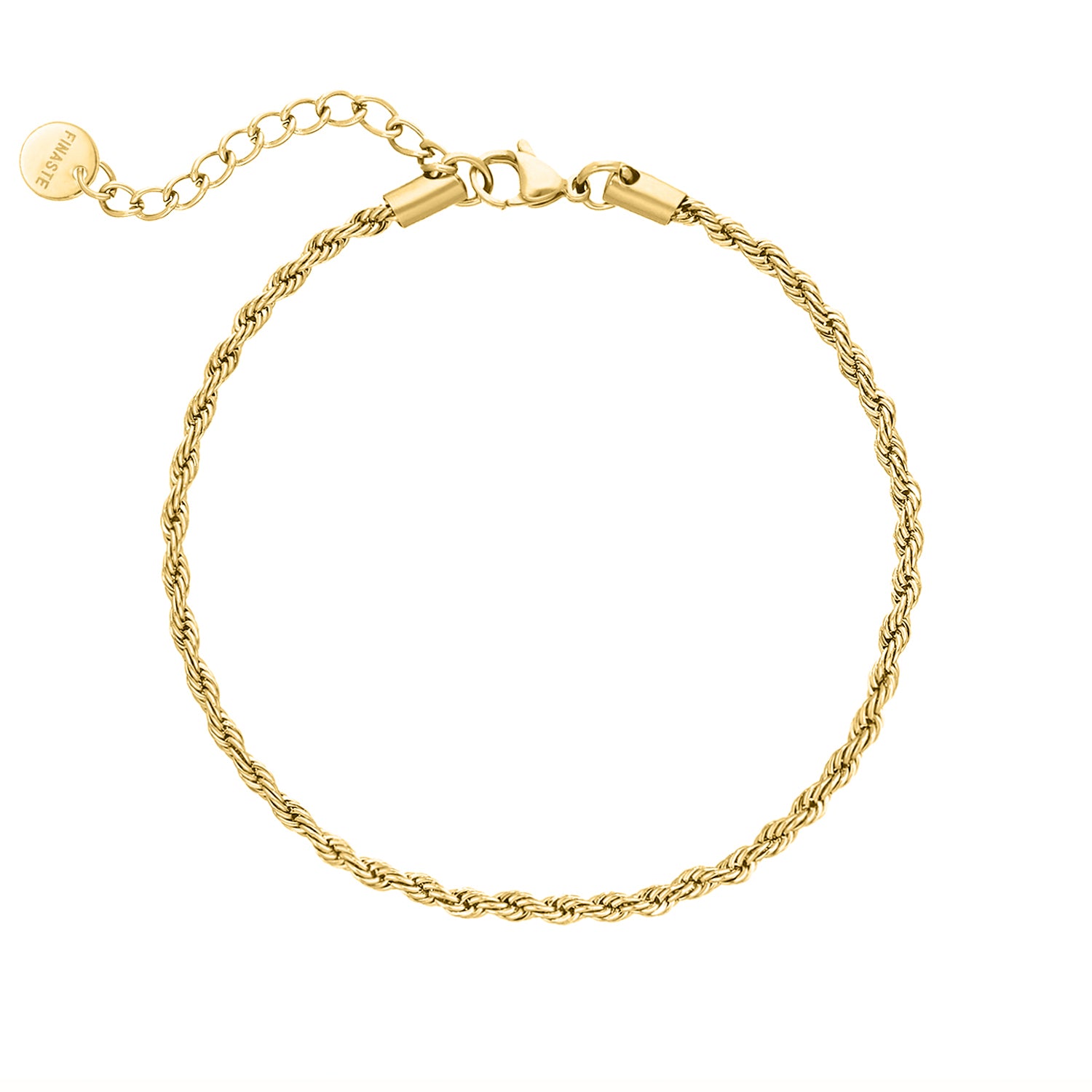 Treasure Twist Anklet Gold