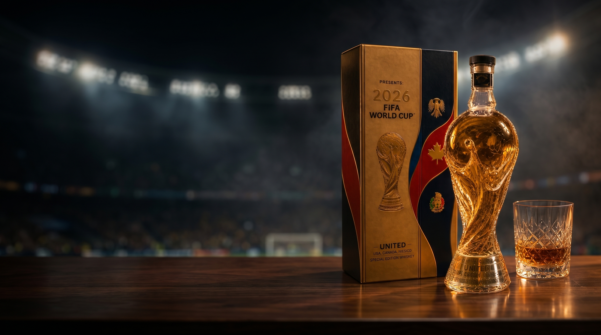 World Cup 2026 whiskey decanter hero