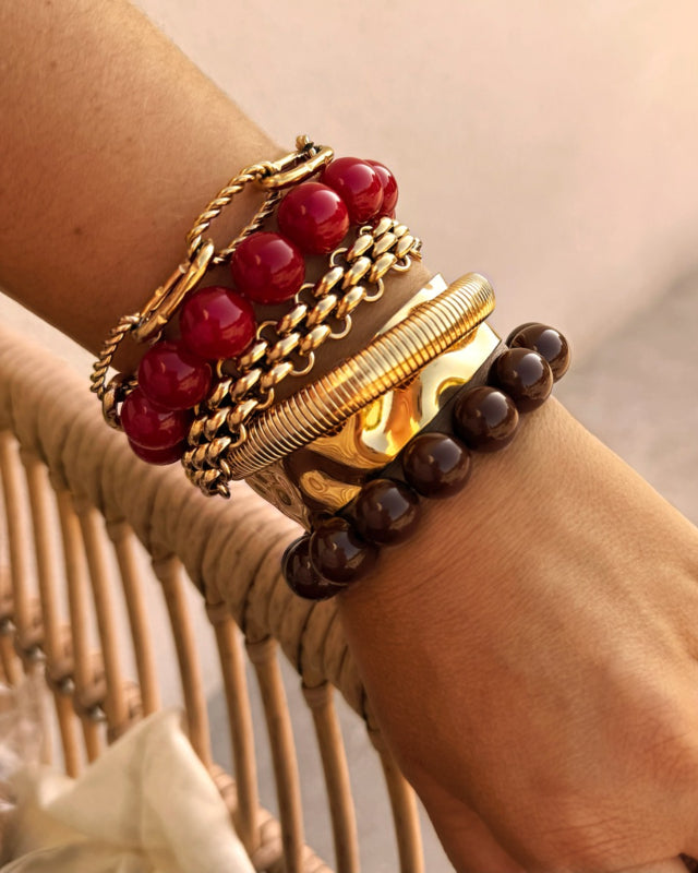 Beaded Bracelet Brown