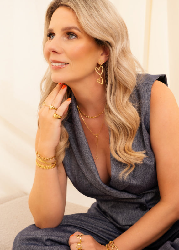 Necklace Must-have Hearts Gold Plated