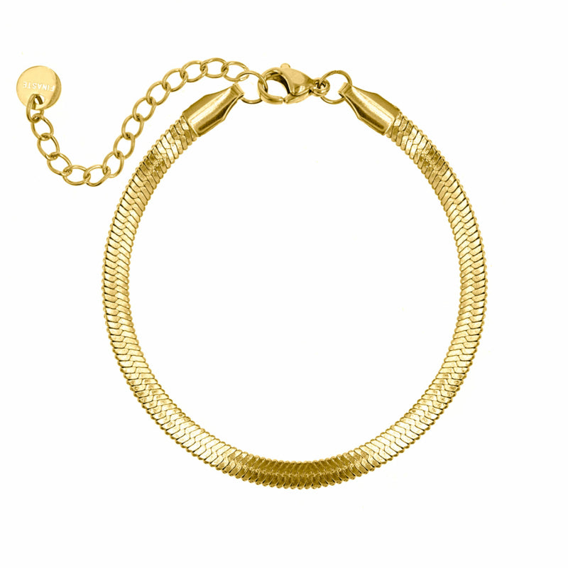 Flat Anklet Gold